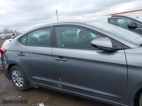 2018 Hyundai Elantra SE with VIN KMHD74LF3JU659748, listed as a IAAI auction lot 41971050 with 124,851 mi miles. Bid and sale history available at carsss.com. Image 14.