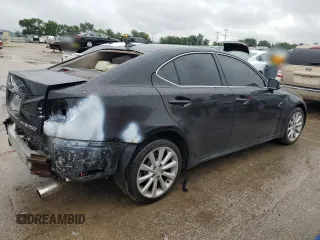 2010 Lexus IS 250 with VIN JTHCF5C27A5041833, listed as a Copart auction lot 59590395 with 205,747 mi miles and Salvage title. Bid and sale history available at DreamBid. Image 3.