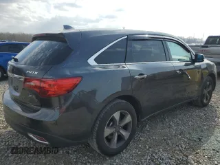 2016 Acura MDX with VIN 5FRYD3H24GB008286, listed as a Copart auction lot 49117595 with 97,415 mi miles and Salvage Title. Bid and sale history available at carsss.com. Image 3.