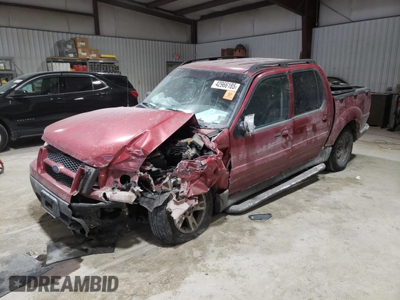 2005 Ford Explorer Sport Trac XLS with VIN 1FMZU77KX5UA12440, listed as a Copart auction lot 42966185 with 209,959 mi miles and Salvage title. Bid and sale history available at DreamBid. Image 1.