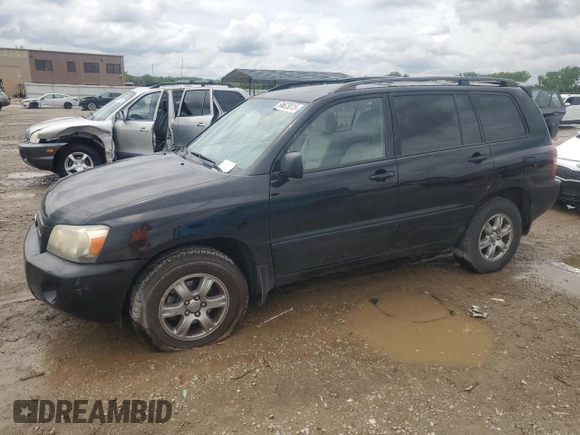 2006 Toyota Highlander z VIN JTEGP21A960121966, wystawiony jako Copart lot #58623015 z przebiegiem 193 656 mil mil oraz Czysty tytuł • Clean title. Historia ofert i sprzedaży dostępna na DreamBid. Obrazek 1.