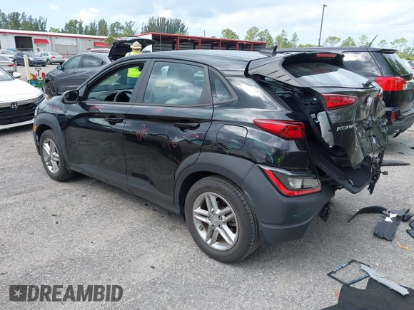 2022 Hyundai Kona Preferred with VIN KM8K22ABXNU843004, listed as a IAAI auction lot 41909990 with 18,837 mi miles and . Bid and sale history available at carsss.com. Image 3.