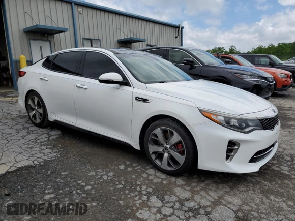 2017 Kia Optima SX with VIN 5XXGW4L20HG127312, listed as a Copart auction lot 56904675 with 116,876 mi miles and Salvage title. Bid and sale history available at DreamBid. Image 4.