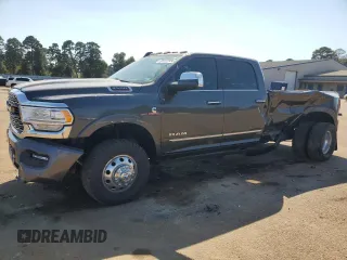 2021 Ram 3500 Limited with VIN 3C63RRRL6MG590105, listed as a Copart auction lot 73717724 with 57,580 mi miles and Salvage Title. Bid and sale history available at carsss.com. Image 1.