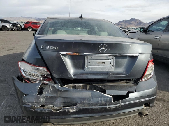 2009 Mercedes-Benz C 300 Sport with VIN WDDGF54XX9R062859, listed as a Copart auction lot 51638665 with 132,065 mi miles and Salvage Title. Bid and sale history available at DreamBid. Image 6.