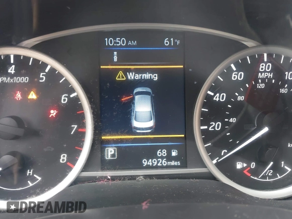 2019 Nissan Sentra SR with VIN 3N1AB7AP6KY209841, listed as a IAAI auction lot 41925545 with 94,926 mi miles. Bid and sale history available at carsss.com. Image 16.