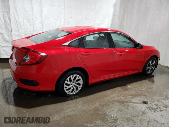 2020 Honda Civic LX with VIN 2HGFC2F60LH520029, listed as a Copart auction lot 46034735 with 93,930 mi miles and Clean Title. Bid and sale history available at DreamBid. Image 3.