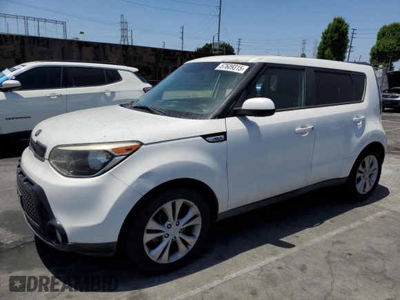 2016 Kia Soul + z VIN KNDJP3A56G7368051, wystawiony jako Copart lot #57609315 z przebiegiem 116 612 mil mil oraz Czysty tytuł • Clean title. Historia ofert i sprzedaży dostępna na DreamBid. Obrazek 1.