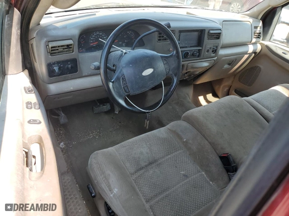 2003 Ford Super Duty F-250 XL with VIN 1FTNX20L23EA90539, listed as a Copart auction lot 67760234 with 344,763 mi miles and Salvage Title. Bid and sale history available at carsss.com. Image 8.