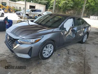 2024 Nissan Sentra S with VIN 3N1AB8BV8RY207327, listed as a Copart auction lot 62074185 with 25,782 mi miles and Salvage title. Bid and sale history available at DreamBid. Image 1.