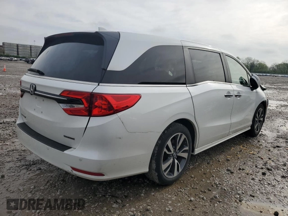 2023 Honda Odyssey Touring с VIN 5FNRL6H82PB004008, выставлен на аукционе Copart как лот 55772415 с пробегом 36 936 миль миль и Списание • Salvage title. История ставок и продаж доступна на DreamBid. Изображение 3.