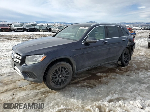 2017 Mercedes-Benz GLC with VIN WDC0G4KB7HV007392, listed as a Copart auction lot 45758665 with 72,569 mi miles and Salvage Title. Bid and sale history available at carsss.com. Image 1.