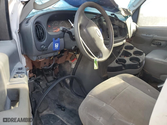 2006 Ford Econoline Cargo Van with VIN 1FTRE14W56HB08850, listed as a Copart auction lot 74219474 with NaN miles and Salvage Title. Bid and sale history available at carsss.com. Image 8.