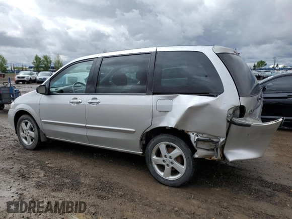 2002 Mazda MPV LX z VIN JM3LW28J620327453, wystawiony jako Copart lot #56761255 z przebiegiem 186 479 mil mil oraz Szkoda całkowita • Salvage title. Historia ofert i sprzedaży dostępna na DreamBid. Obrazek 2.
