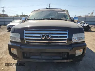 2004 Infiniti QX56 with VIN 5N3AA08C74N812357, listed as a Copart auction lot 69843174 with 0 mi miles and Salvage Title. Bid and sale history available at carsss.com. Image 5.