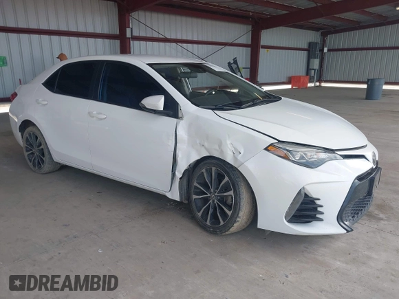 2019 Toyota Corolla L with VIN 2T1BURHE9KC218741, listed as a IAAI auction lot 41857958 with 163,406 mi miles and . Bid and sale history available at DreamBid. Image 1.