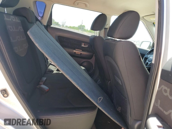 2013 Kia Soul + with VIN KNDJT2A65D7557574, listed as a Copart auction lot 51586825 with 96,431 mi miles and Salvage Title. Bid and sale history available at DreamBid. Image 10.
