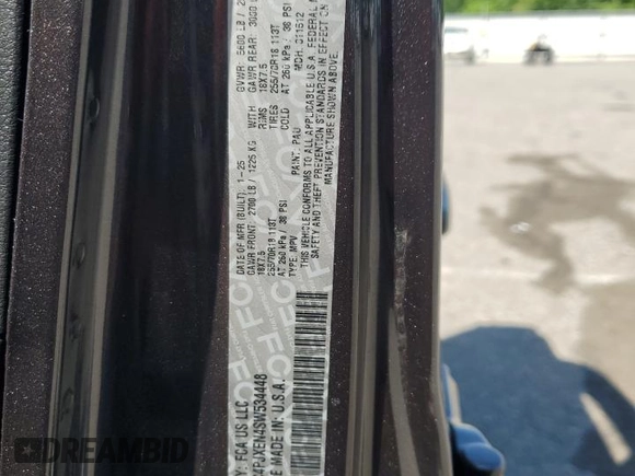 2025 Jeep Wrangler Sahara с VIN 1C4PJXEN4SW534448, выставлен на аукционе Copart как лот 57478615 с пробегом 6 613 миль миль и Чистый • Clean title. История ставок и продаж доступна на DreamBid. Изображение 13.