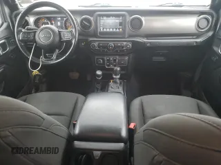 2020 Jeep Wrangler Unlimited Sport с VIN 1C4HJXDG1LW206543, выставлен на аукционе Copart как лот 55635105 с пробегом 68 808 миль миль и Списание • Salvage title. История ставок и продаж доступна на DreamBid. Изображение 8.