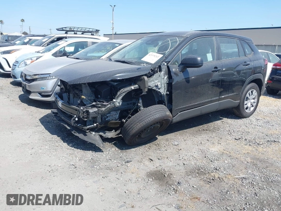2024 Toyota Corolla Cross L with VIN 7MUAAAAG6RV115916, listed as a IAAI auction lot 42379212 with 3,416 mi miles and . Bid and sale history available at DreamBid. Image 2.