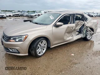 2016 Volkswagen Passat SEL with VIN 1VWCT7A31GC009821, listed as a Copart auction lot 60561895 with 90,655 mi miles and Salvage title. Bid and sale history available at DreamBid. Image 1.