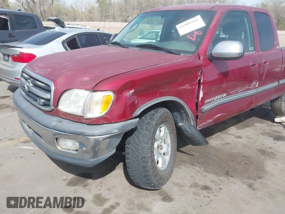 2001 Toyota Tundra SR5 with VIN 5TBRT34171S211237, listed as a IAAI auction lot 41980162 with 390,216 mi miles. Bid and sale history available at carsss.com. Image 6.