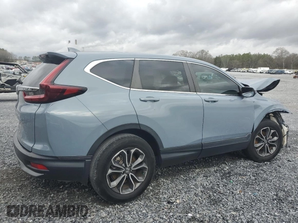 2020 Honda CR-V EX-L with VIN 5J6RW1H86LL011183, listed as a Copart auction lot 47857755 with 41,660 mi miles and Salvage Title. Bid and sale history available at carsss.com. Image 3.