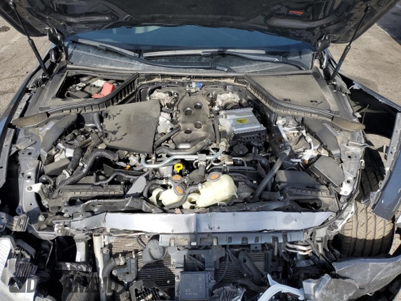 2022 Infiniti Q60 Luxe with VIN JN1EV7KL1NM630376, listed as a Copart auction lot 54434485 with 28,477 mi miles and Salvage title. Bid and sale history available at DreamBid. Image 11.