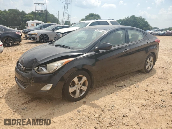 2013 Hyundai Elantra GLS with VIN 5NPDH4AE4DH204210, listed as a Copart auction lot 62301455 with 246,229 mi miles and Salvage title. Bid and sale history available at DreamBid. Image 1.