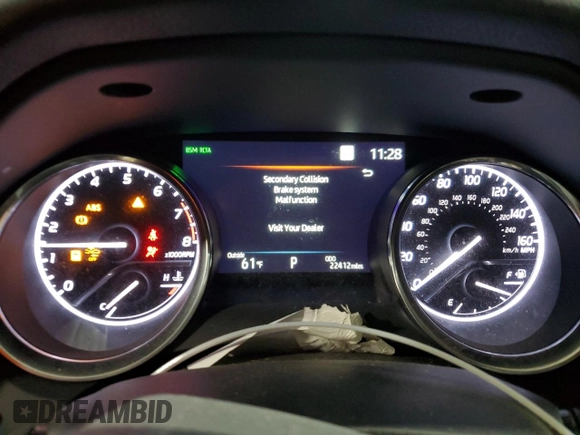 2019 Toyota Camry LE with VIN 4T1B11HK8KU820058, listed as a Copart auction lot 51451605 with 22,412 mi miles and Salvage Title. Bid and sale history available at carsss.com. Image 9.