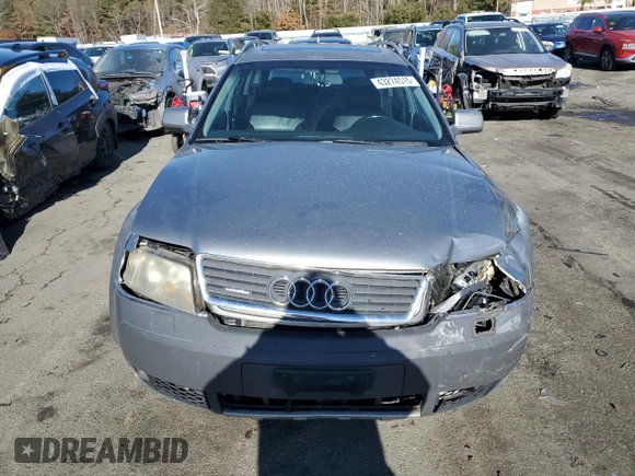 2002 Audi allroad A6 V8 with VIN WA1YD64B12N131170, listed as a Copart auction lot 43274515 with 152,924 mi miles and Salvage Title. Bid and sale history available at DreamBid. Image 5.