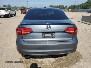 2015 Volkswagen Jetta SE with VIN 3VWD17AJ7FM224867, listed as a Copart auction lot 62105405 with 126,330 mi miles and Salvage title. Bid and sale history available at DreamBid. Image 6.