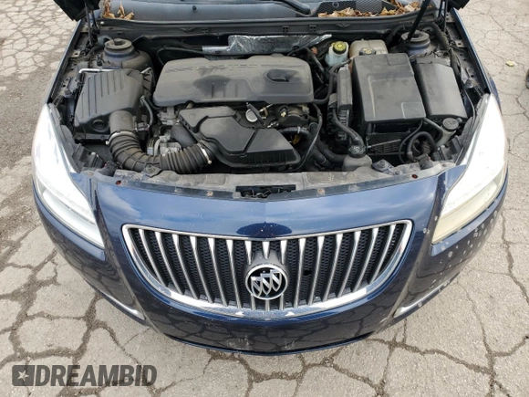 2011 Buick Regal CXL RL3 with VIN 2G4GR5EC7B9178996, listed as a Copart auction lot 80221204 with 126,810 mi miles and Salvage Title. Bid and sale history available at carsss.com. Image 11.
