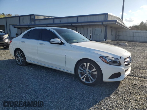 2016 Mercedes-Benz C 300 with VIN WDDWF4JBXGR160348, listed as a Copart auction lot 49208705 with 118,950 mi miles and Salvage Title. Bid and sale history available at carsss.com. Image 4.