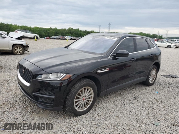 2019 Jaguar F-Pace 25t with VIN SADCS2FXXKA390615, listed as a Copart auction lot 54220435 with 108,687 mi miles and Clean title. Bid and sale history available at DreamBid. Image 1.