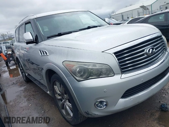 2013 Infiniti QX56 with VIN JN8AZ2NC5D9350478, listed as a IAAI auction lot 41918426 with Not provided miles and . Bid and sale history available at DreamBid. Image 1.