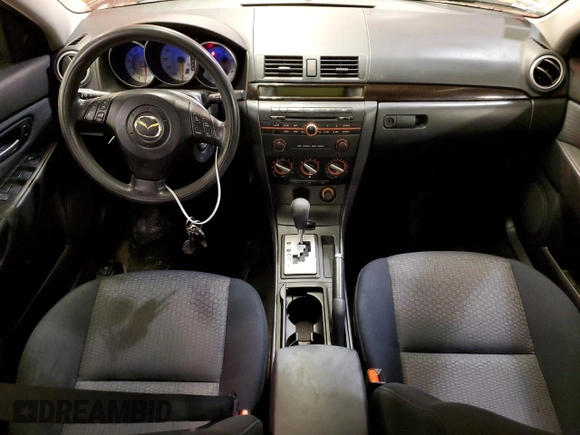 2008 Mazda 3 i Sport with VIN JM1BK32F281790185, listed as a Copart auction lot 45004935 with 147,659 mi miles and Salvage Title. Bid and sale history available at DreamBid. Image 8.