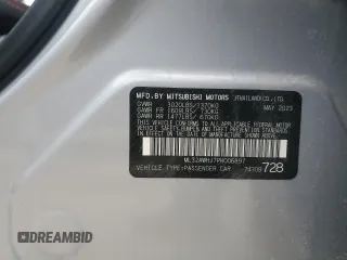 2023 Mitsubishi Mirage Black Edition with VIN ML32AWHJ7PH006897, listed as a Copart auction lot 48814125 with 25,132 mi miles and Salvage title. Bid and sale history available at DreamBid. Image 13.