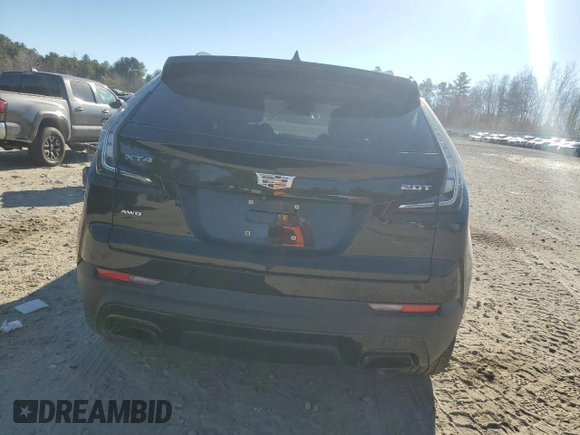 2019 Cadillac XT4 AWD Sport with VIN 1GYFZFR48KF100558, listed as a Copart auction lot 80749134 with 61,389 mi miles and Salvage title. Bid and sale history available at DreamBid. Image 6.