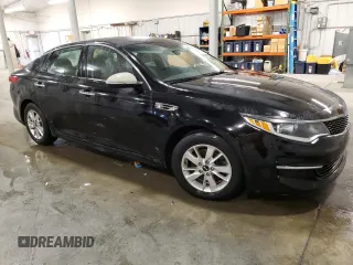2018 Kia Optima LX with VIN 5XXGT4L3XJG245147, listed as a Copart auction lot 58152935 with 106,363 mi miles and Salvage title. Bid and sale history available at DreamBid. Image 4.