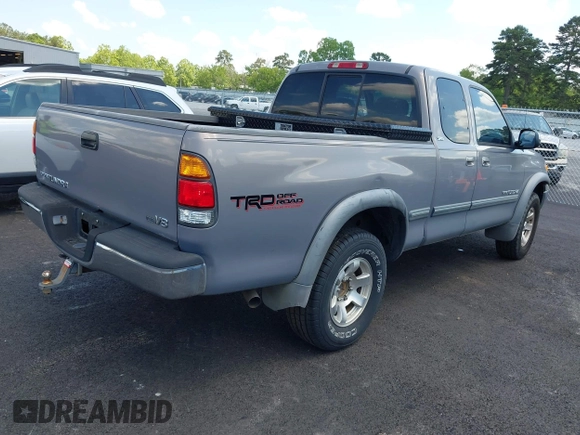2001 Toyota Tundra SR5 with VIN 5TBRT34101S188853, listed as a IAAI auction lot 42222422 with 227,769 mi miles and . Bid and sale history available at DreamBid. Image 4.