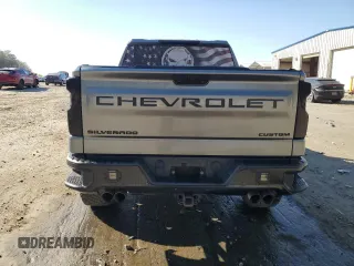 2020 Chevrolet Silverado 1500 Custom Trail Boss with VIN 3GCPYCEF5LG282805, listed as a Copart auction lot 50060805 with 119,379 mi miles and Salvage Title. Bid and sale history available at DreamBid. Image 6.
