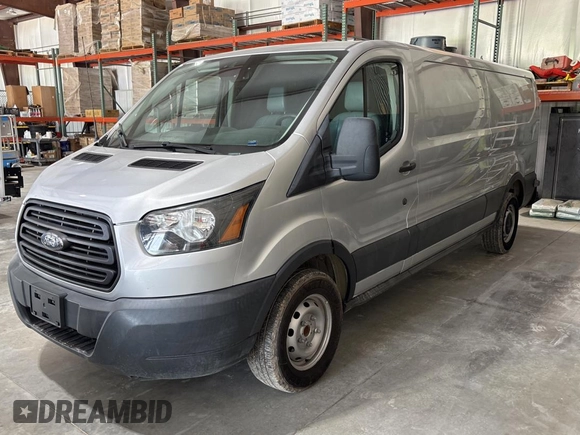 2017 Ford Transit Cargo with VIN 1FTYE9ZM8HKA10984, listed as a Copart auction lot 55094735 with 116,923 mi miles and Salvage Title. Bid and sale history available at carsss.com. Image 2.