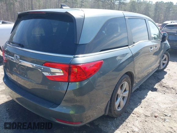 2018 Honda Odyssey EX-L with VIN 5FNRL6H76JB074903, listed as a IAAI auction lot 41834327 with 133,250 mi miles. Bid and sale history available at carsss.com. Image 4.
