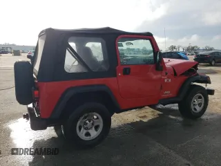 2004 Jeep Wrangler X with VIN 1J4FA39S94P709062, listed as a Copart auction lot 45573034 with 203,502 mi miles and Salvage Title. Bid and sale history available at carsss.com. Image 3.