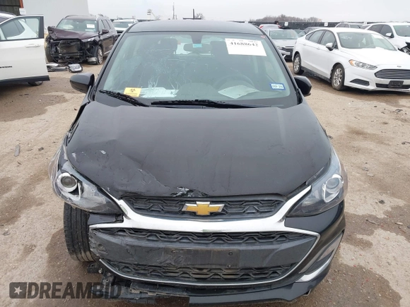 2022 Chevrolet Spark 1LT with VIN KL8CD6SA7NC005916, listed as a IAAI auction lot 41688642 with 1 mi miles. Bid and sale history available at carsss.com. Image 12.
