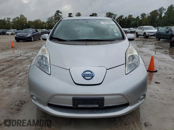 2015 Nissan LEAF SV with VIN 1N4AZ0CP7FC311103, listed as a Copart auction lot 73679083 with 37,685 mi miles and . Bid and sale history available at DreamBid. Image 5.