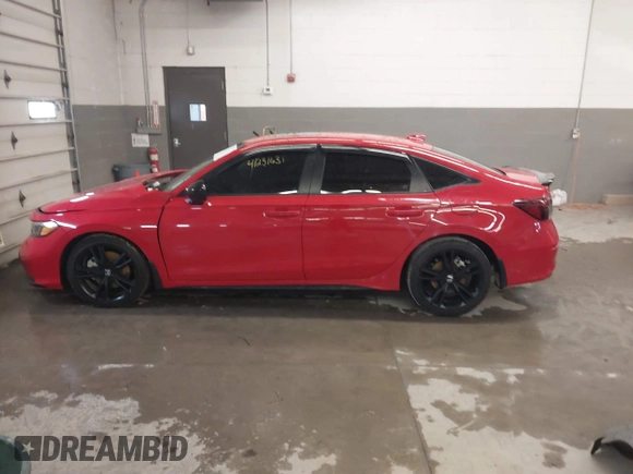 2025 Honda Civic Si with VIN 2HGFE1E50SH470275, listed as a IAAI auction lot 41231631 with 8,882 mi miles and . Bid and sale history available at DreamBid. Image 14.