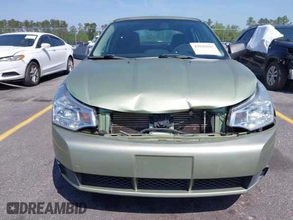 2008 Ford Focus SE with VIN 1FAHP35N98W252459, listed as a IAAI auction lot 42020107 with 173,210 mi miles. Bid and sale history available at carsss.com. Image 6.