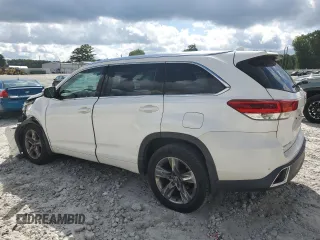 2018 Toyota Highlander Limited z VIN 5TDDZRFH2JS905752, wystawiony jako Copart lot #65187645 z przebiegiem 142 054 mil mil oraz Nie do naprawy • Non repairable. Historia ofert i sprzedaży dostępna na DreamBid. Obrazek 2.
